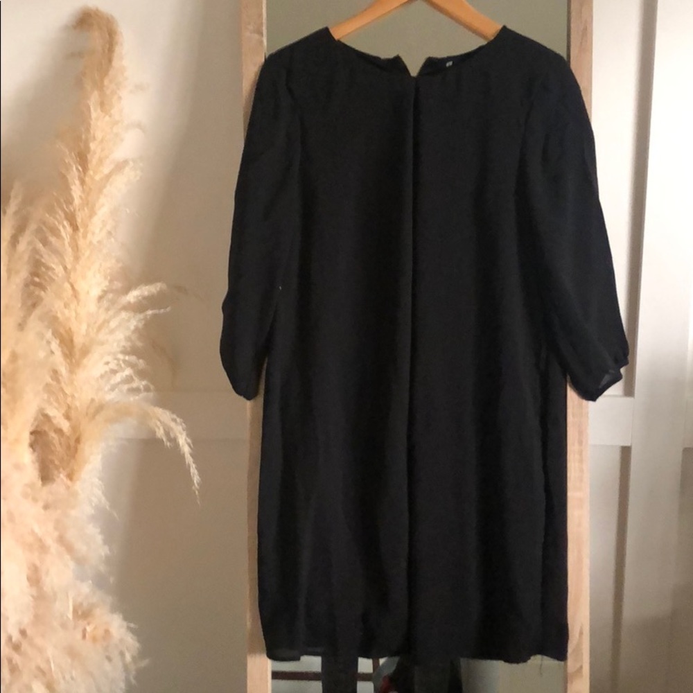 H&M black sheath dress